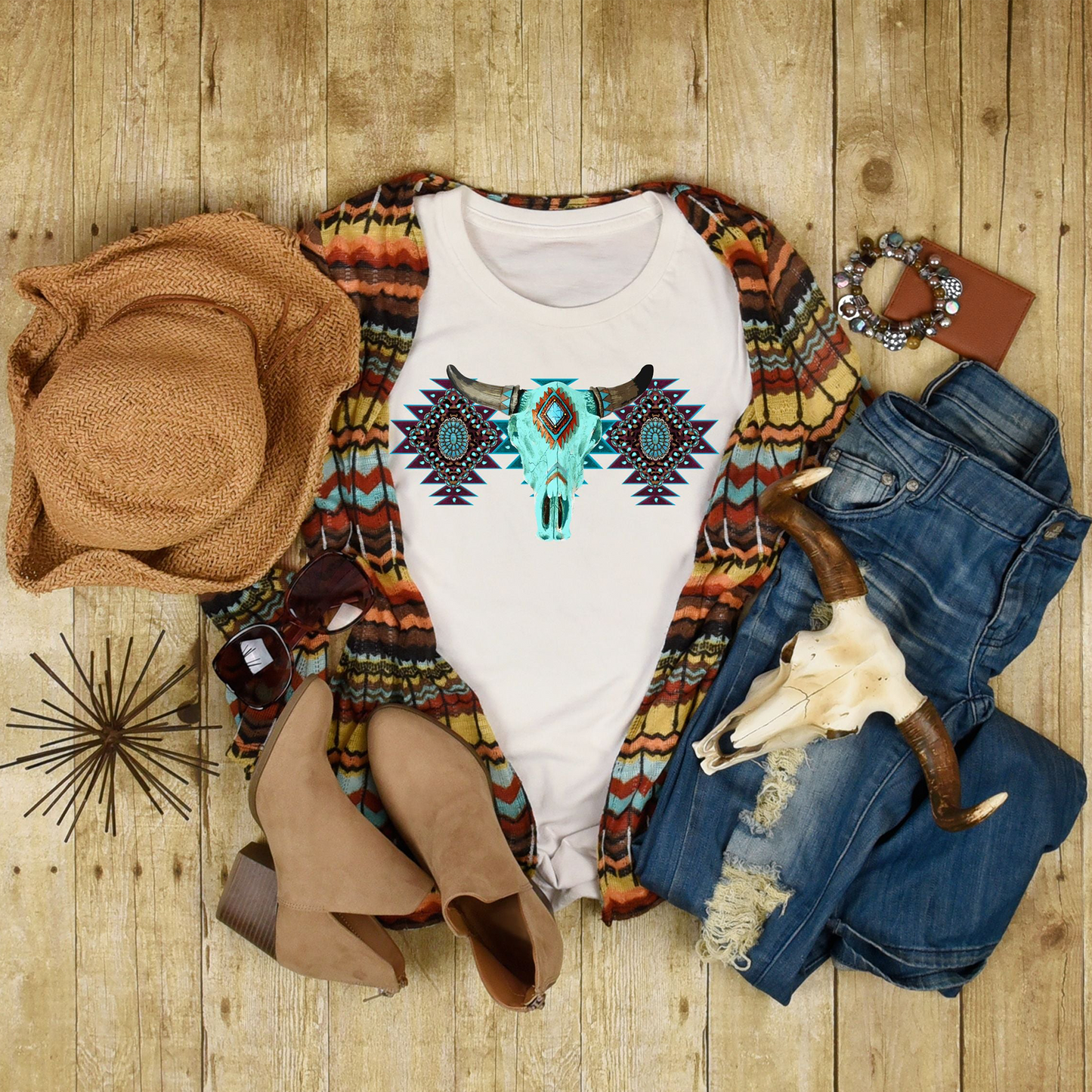 Boho Skull T-Shirt