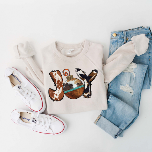 Joy Cowhide Sweatshirt