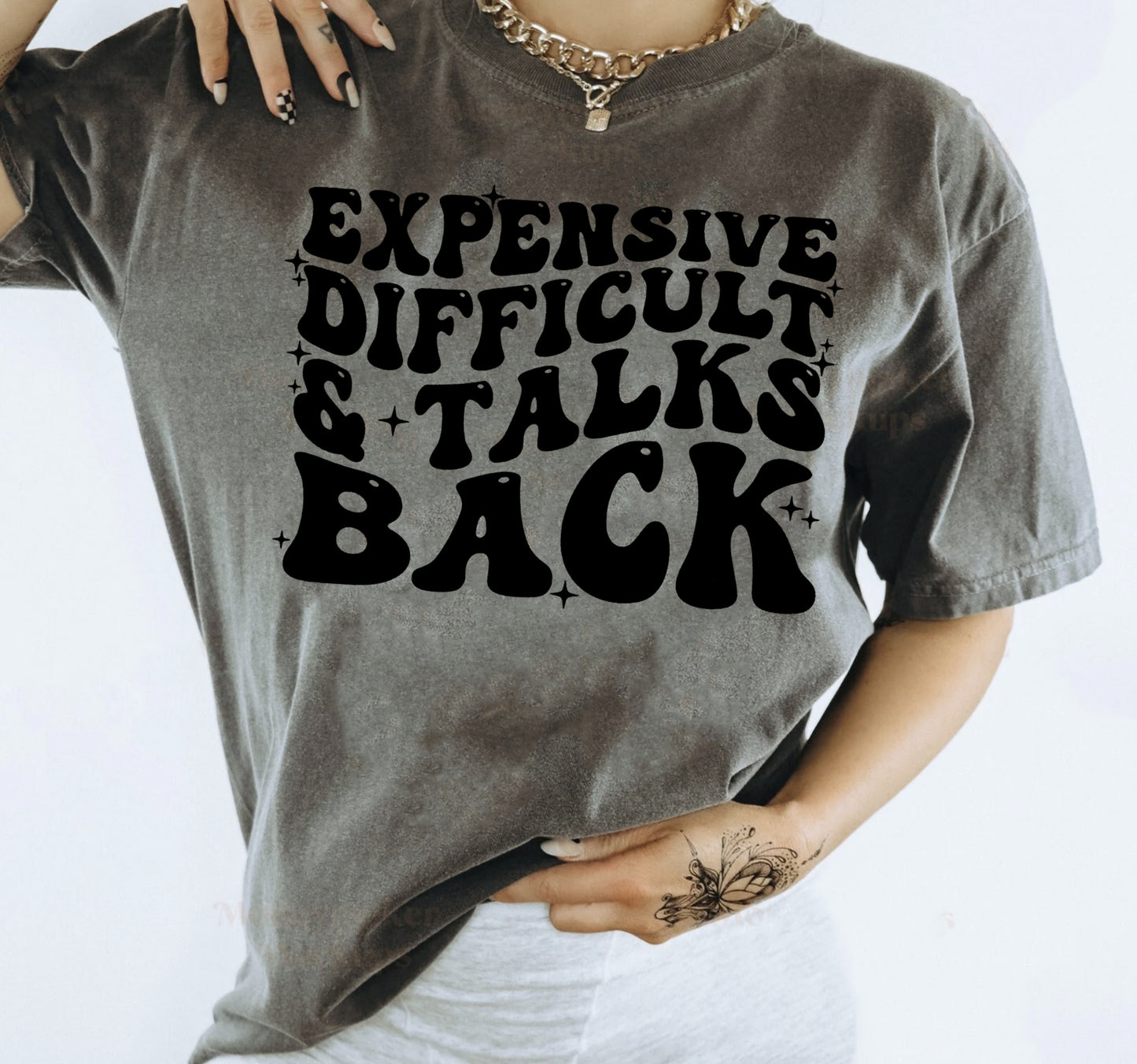 Expensive Difficult and Talks Back
