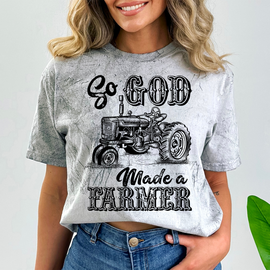 So God Made a Farmer Colorblast Tee