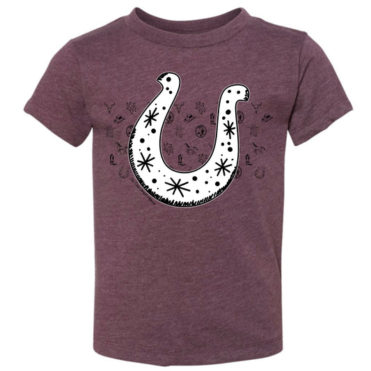 Horseshoe Sketch Toddler Tee