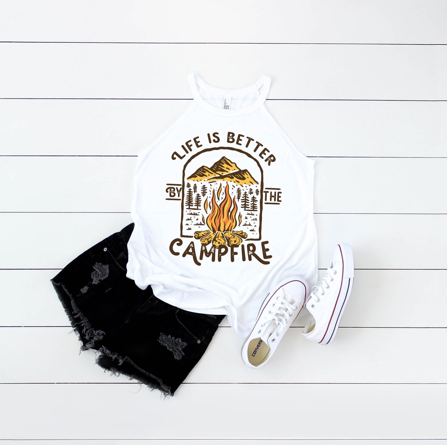 Life Is Better Campfire Tank Top