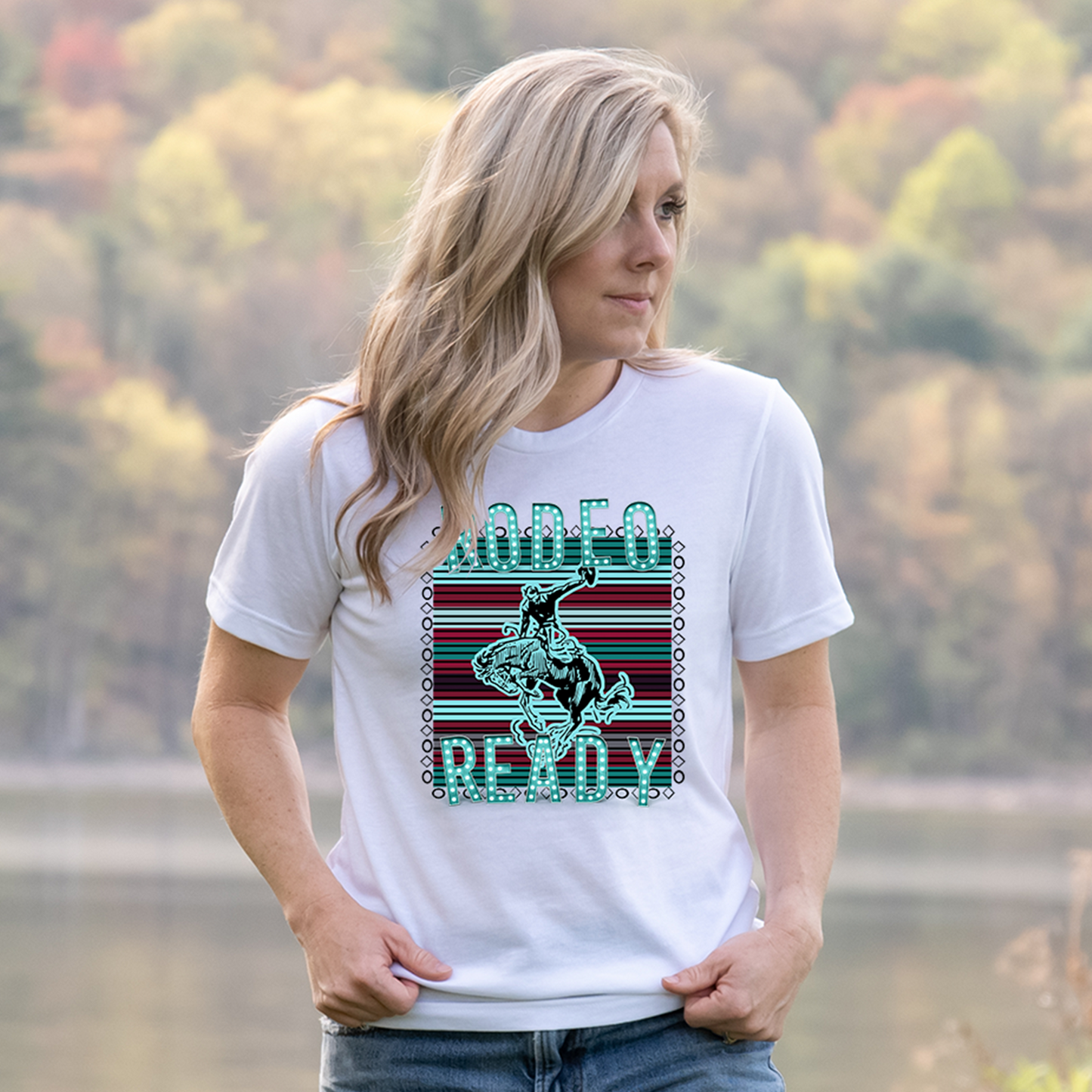 Rodeo Ready Turquoise T-Shirt
