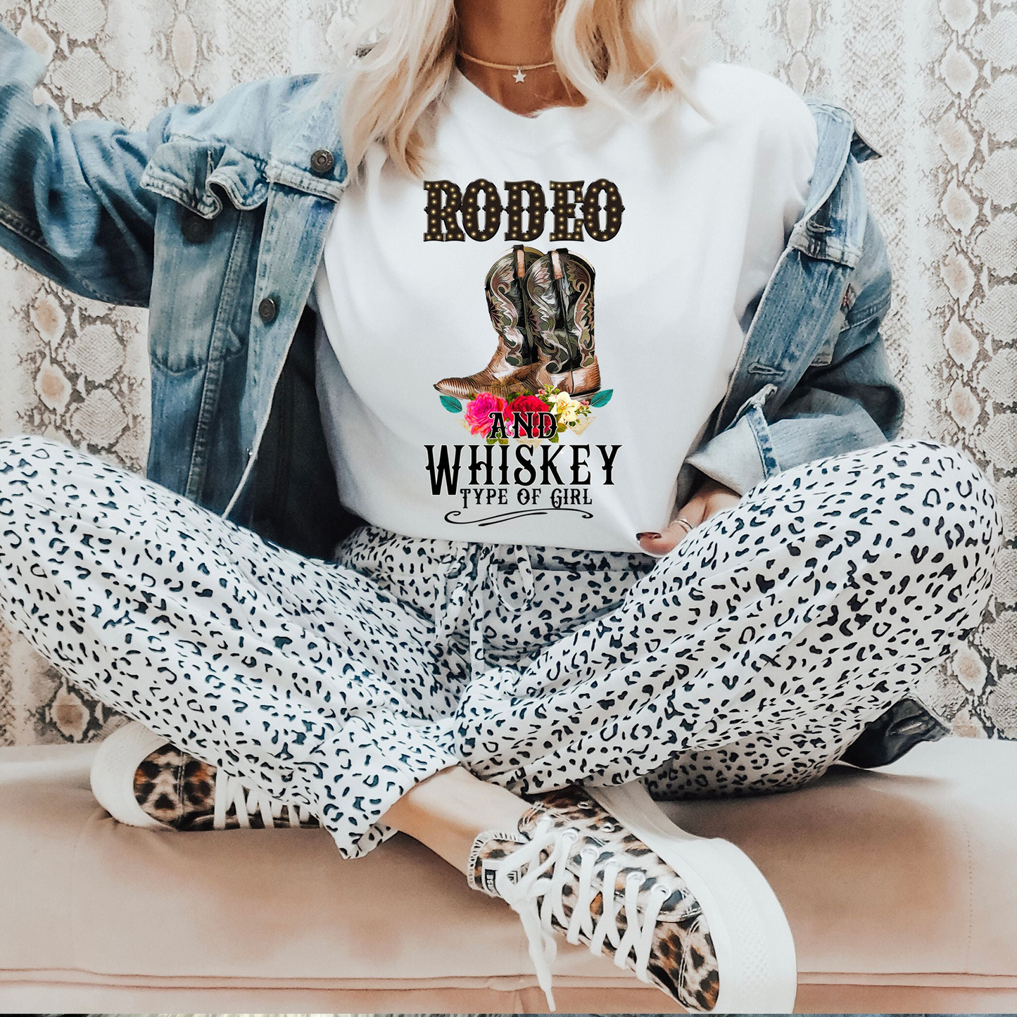 Rodeo And Whiskey T-Shirt