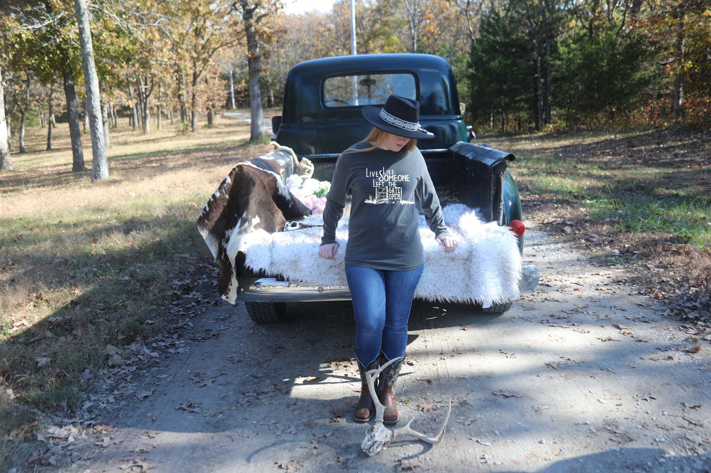 Live Like Someone Left the Gate Open Long Sleeve